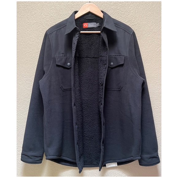 The American Outdoorsman Mens Sherpa Bonded Fleece Midweight Shirt Jacket Size M - Picture 2 of 6